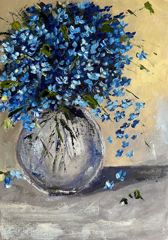 Forget-Me-Nots Mini Artwork.