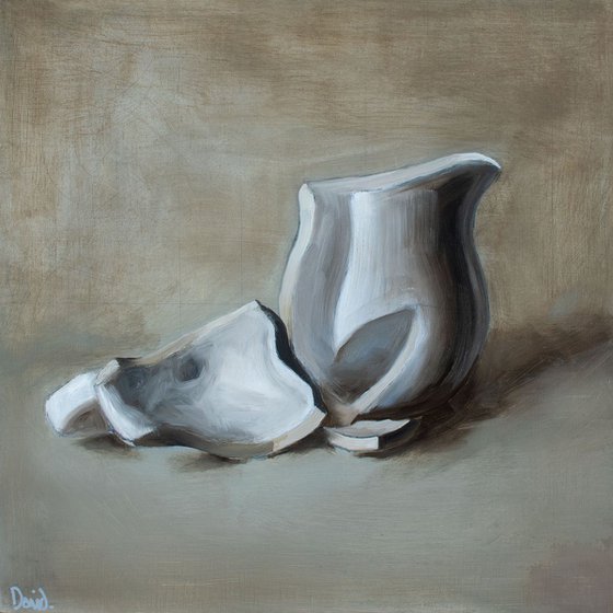 Broken IV (white jug)