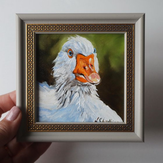 Goose, Small Art Framed