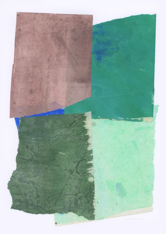 Set of 3 abstract collages