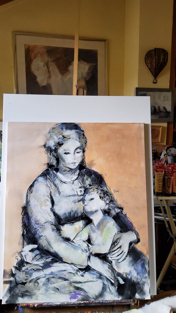 Madonna and child 5