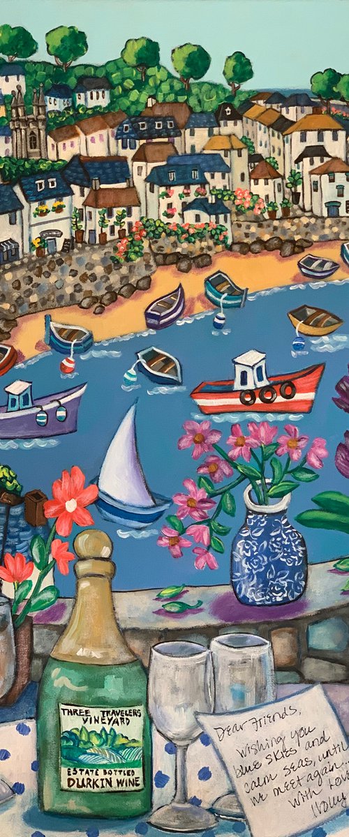 Three Travelers, St Ives by Holly Wojahn