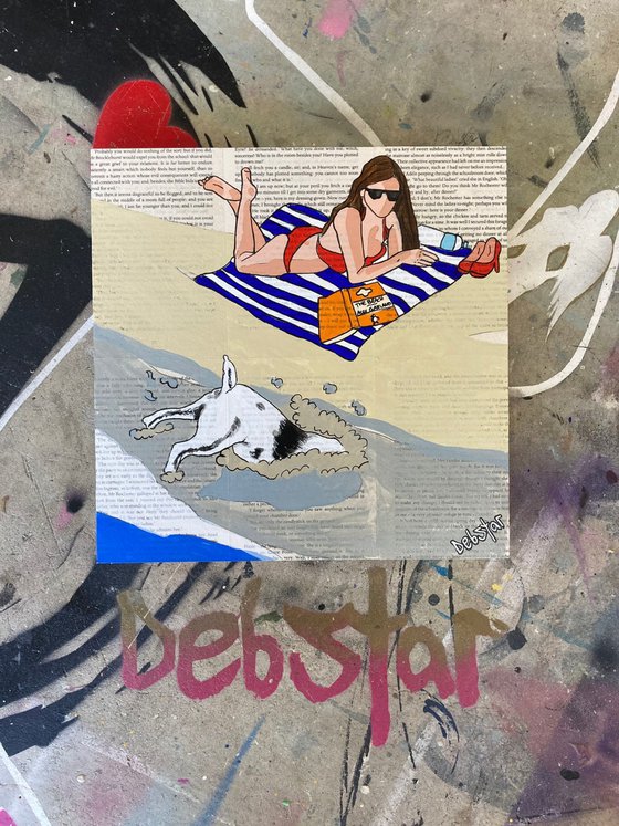 Dog Days The Beach Dig 2 30cm x 30cm