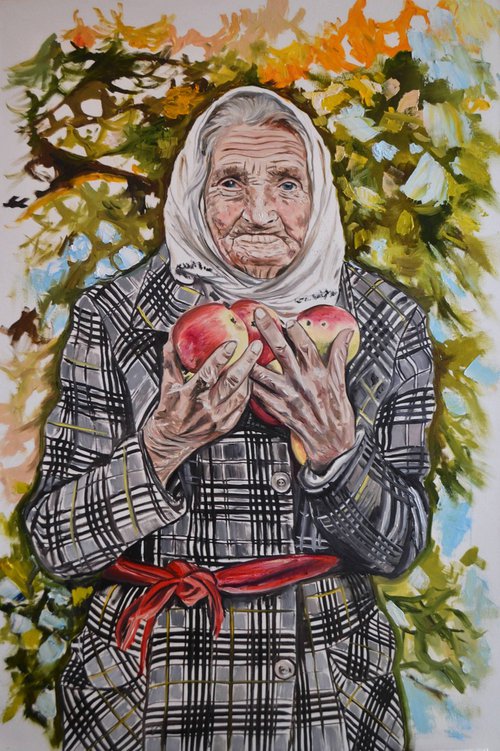 Grandmother's Apples by Valeriia Radziievska