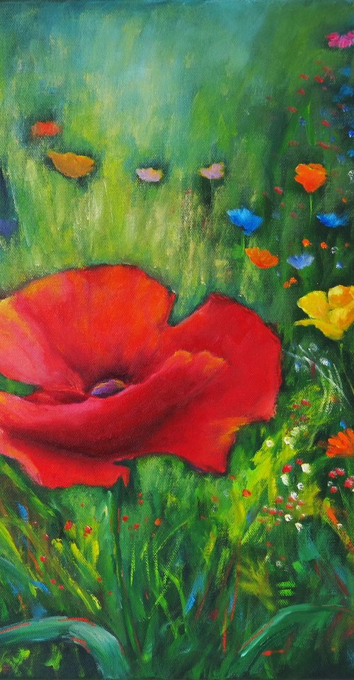 Poppies Galore by Maureen Greenwood