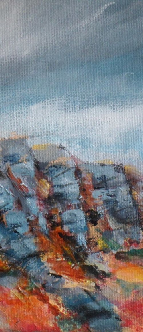 Peak Patterns Stanage Edge, Derbyshire by Jean  Luce