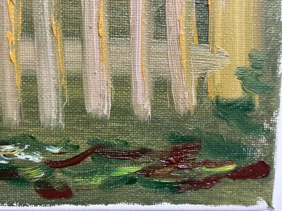 Flowers over de fence