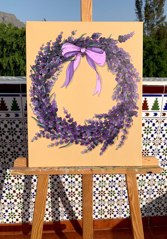 LAVENDER WREATH