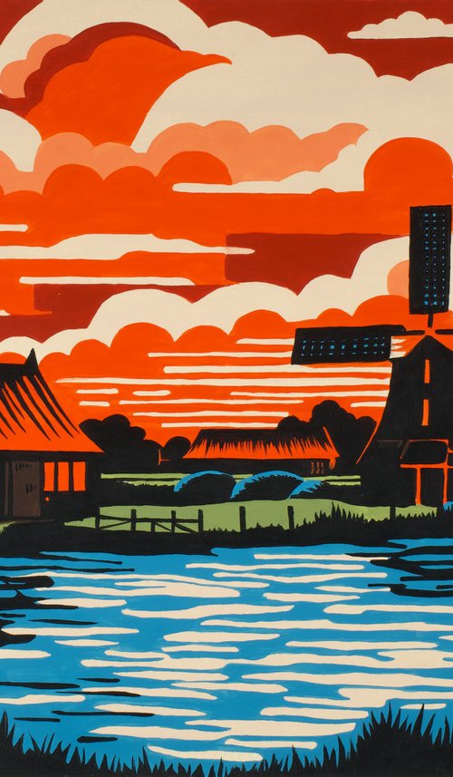 Dutch Sunset by Kosta Morr