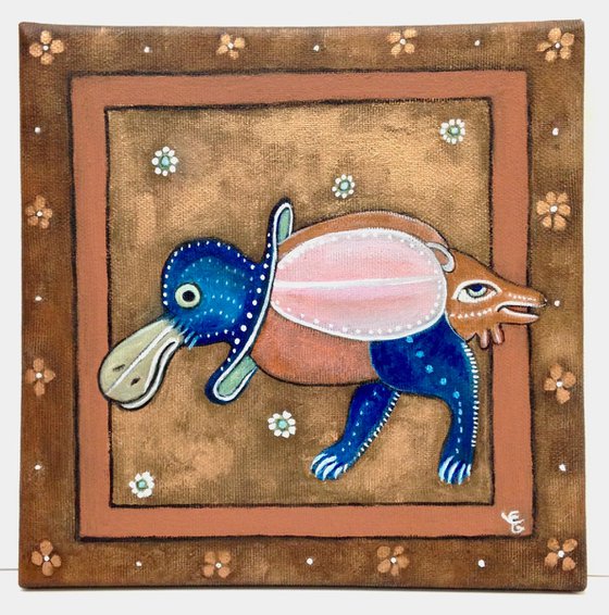 Chimera medieval triptych