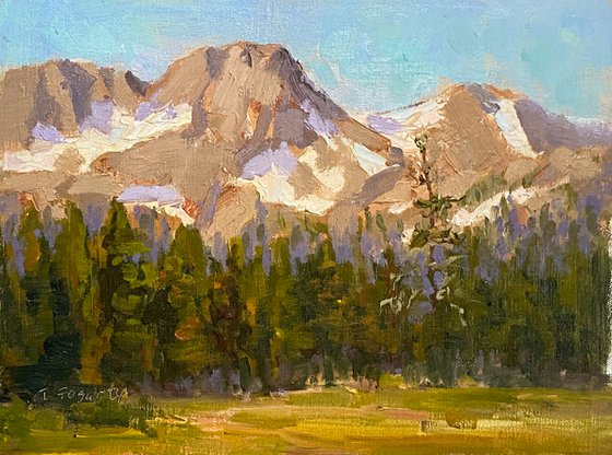 Last Snow Carson Pass Plein Air landscape