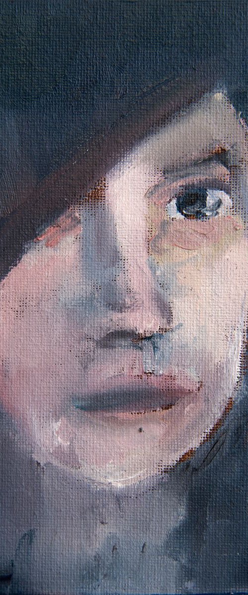 She Spots Him In The Rain by Ryan  Louder