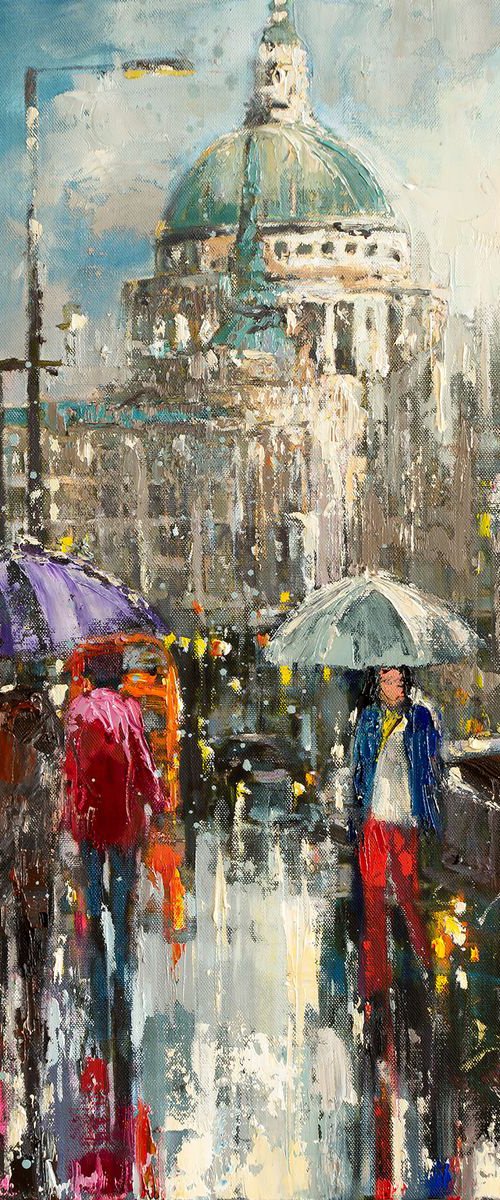 'Winter day in St.Paul's' by Ewa Czarniecka
