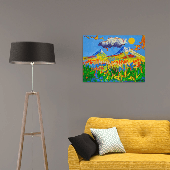 Ararat (60x80cm, oil painting, ready to hang)