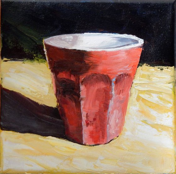 Red cup(3). still life