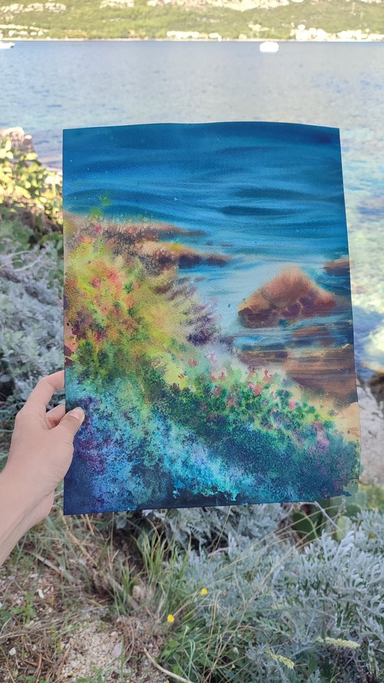 Sea.Original artwork