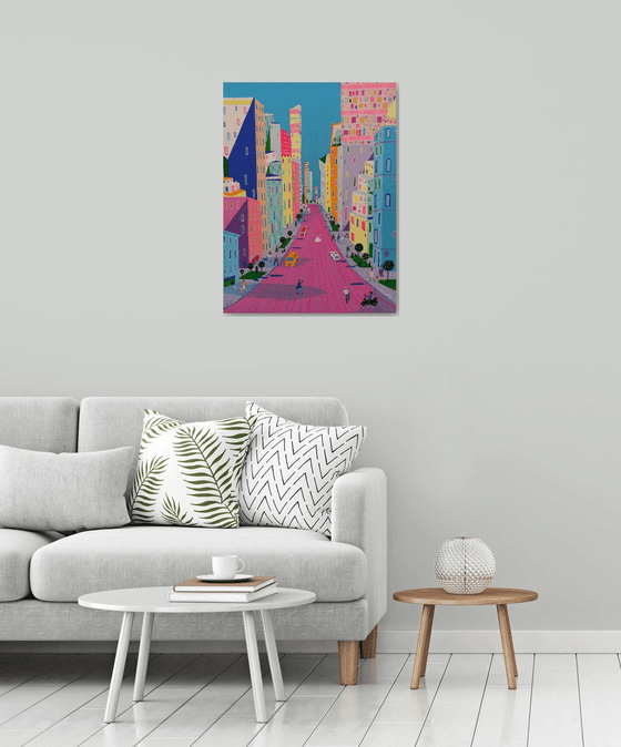 Bustling On Bourbon Street