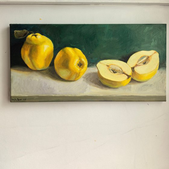 Quince fruit still life