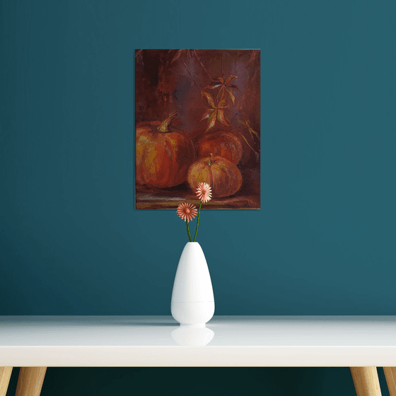 Still life with pumpkin