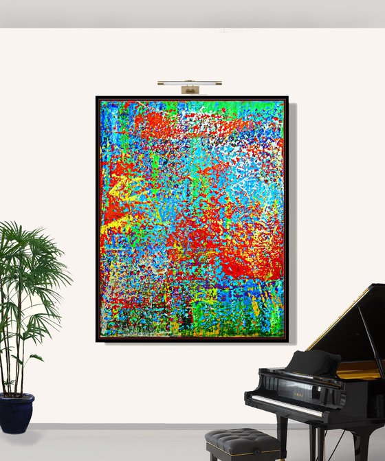 GOLDEN  MEADOW  FLASHING,  XL,  framed