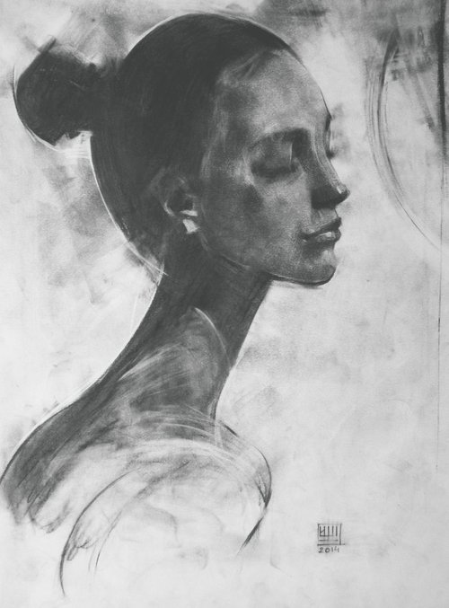 Woman portrait. Graphics. by Igor (Krapar) Shcherbakov