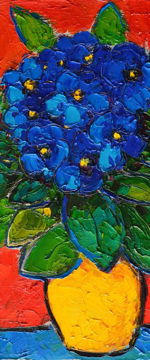 AFRICAN VIOLETS by ANA MARIA EDULESCU