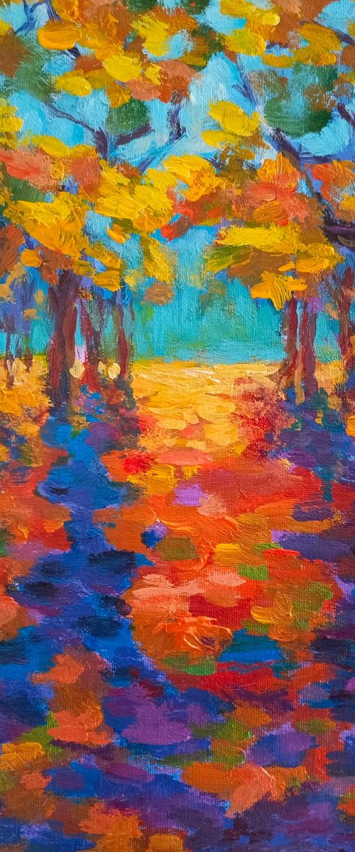 Golden time of the year by Anastasia Art Line