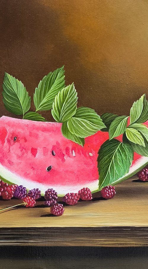 Watermelon and Berries by Sergei Miqaielyan