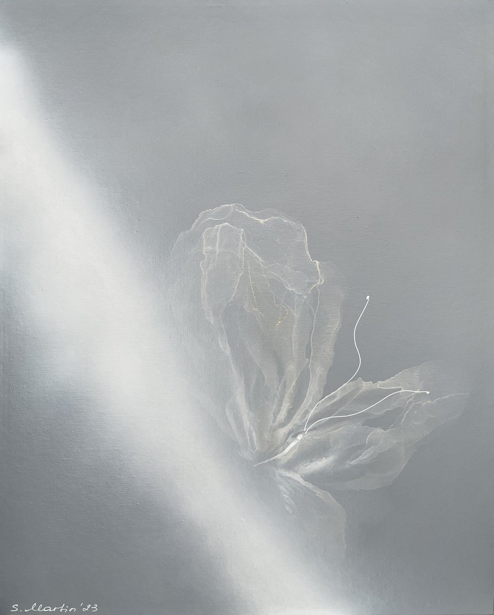 Abstract Animal Painting By Svetlana Martin, 16 X 20", Awakening, Original Artwork