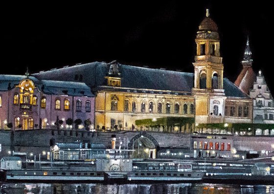 "Night Dresden. Germany"