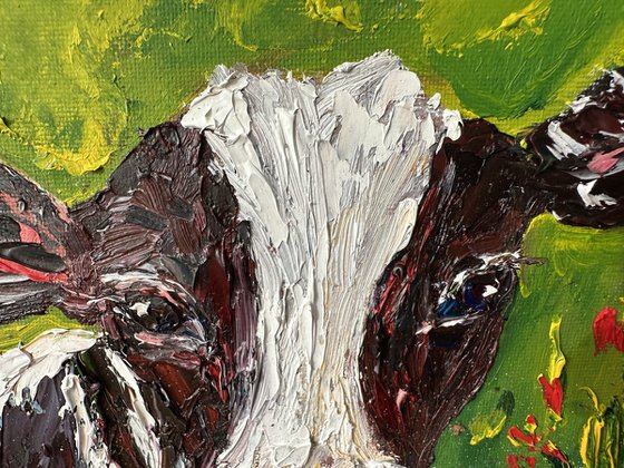 Portrait of a cow