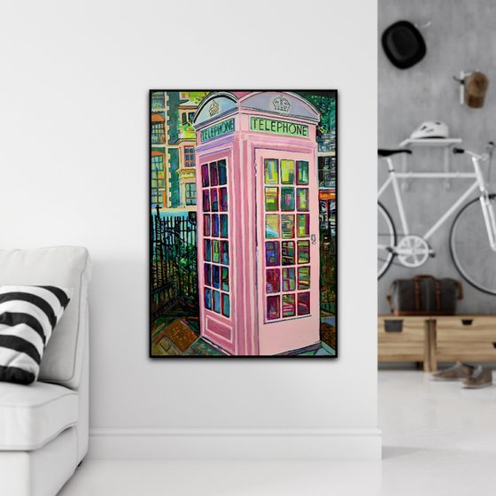 Phone box / 101 X 72 cm