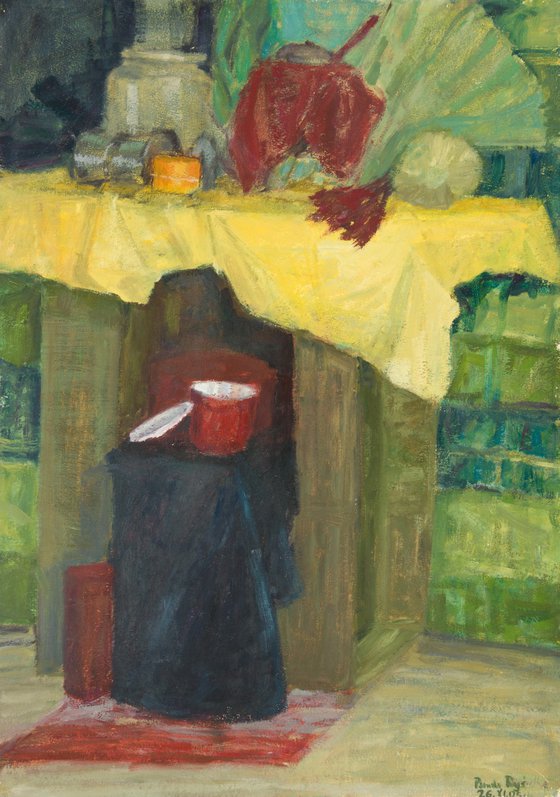 Still Life with a Red Pot