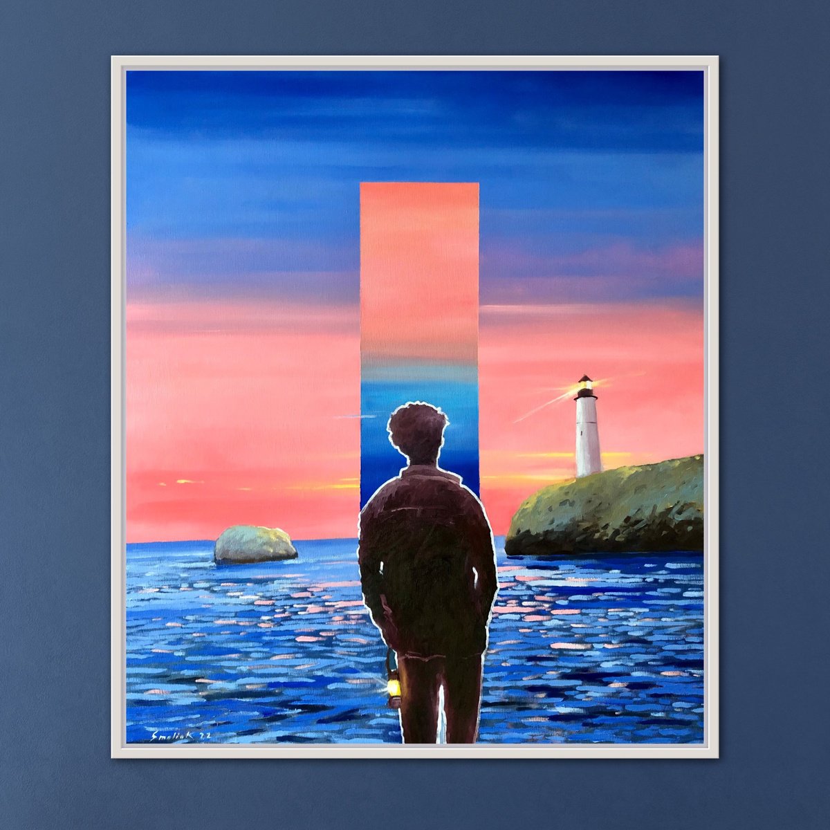 Oil Painting , Turn Your Light On By Volodymyr Smoliak, 24 X 28, Artwork For Sale On Artfinder