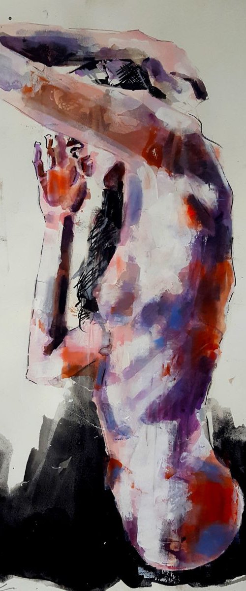 1-26-17 figure with raised arm by Thomas Donaldson