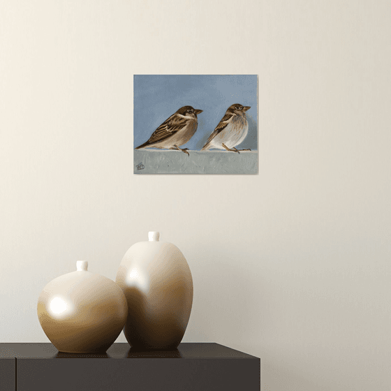 Young sparrows