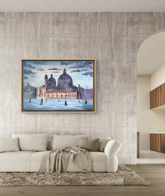 Warm Foggy Sunrise in Venice