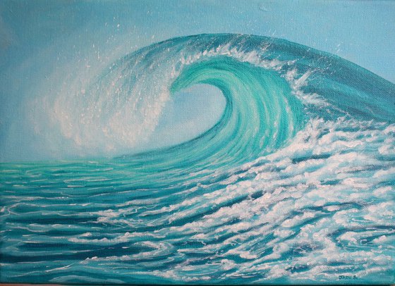 Turquoise wave