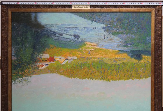 Quiet evening. The Kynok River