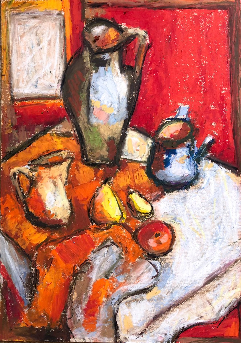 Red Still Life by Milica Radovic