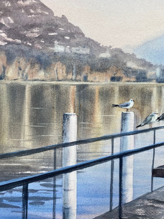 Morning on Lake Como