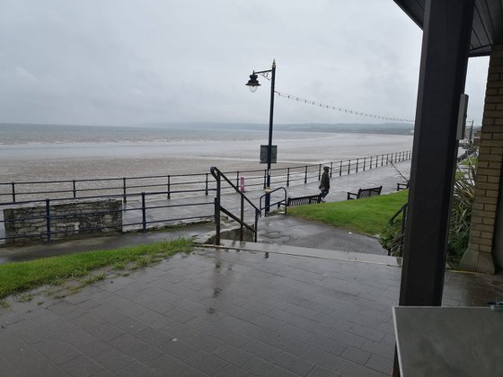 Rainy Filey Bay