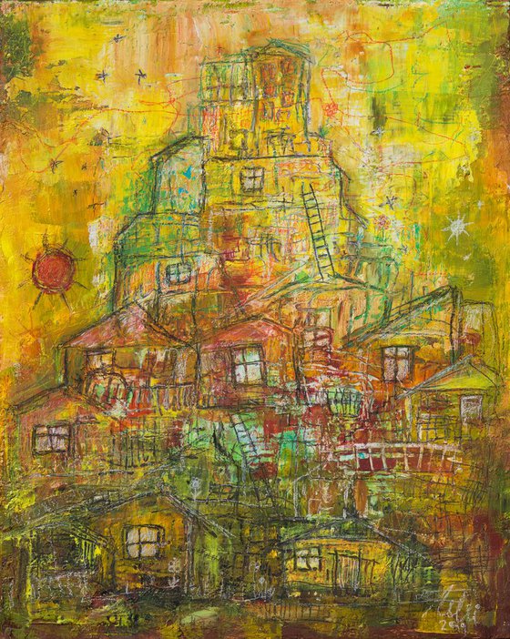 Self portrait (as a village)