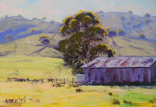 Farm shed Mudgee Australia by Graham Gercken