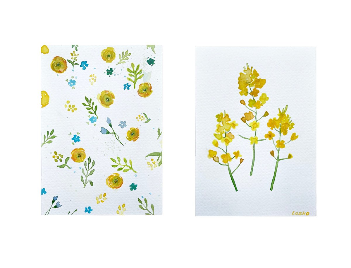 Yellow flowers by Diana Lozko