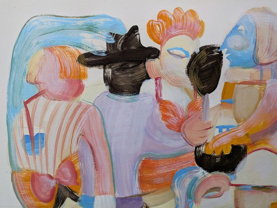 The Waiting Room (two paintings)