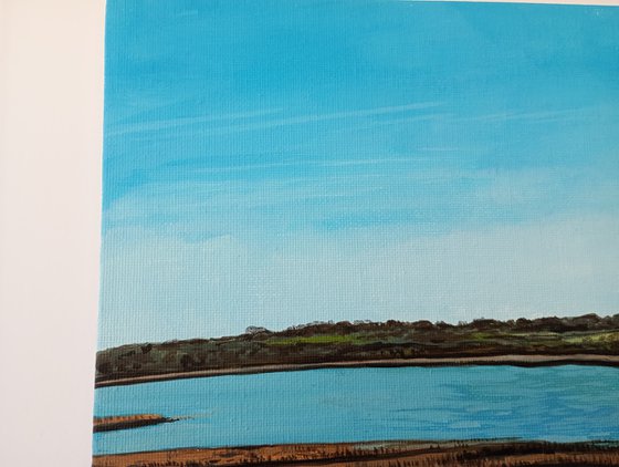 Yarmouth Marshes  -12x10in