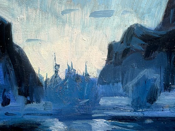 Silent Stream in the Snow