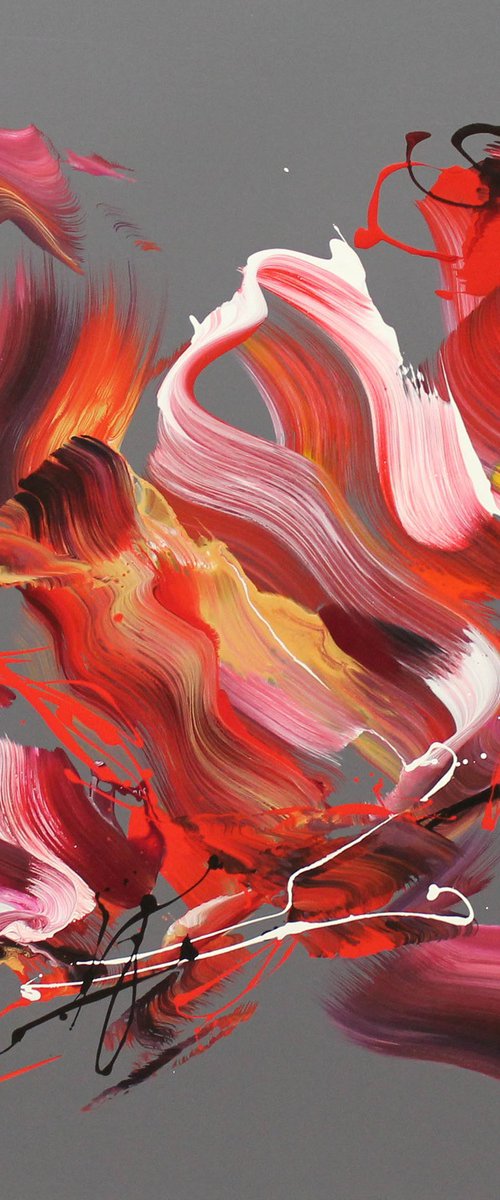 Scarlet Ribbon II by Paresh Nrshinga FRSA