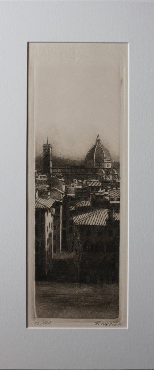 Florence, Printmaking by REVAZ TCHEISHVILI